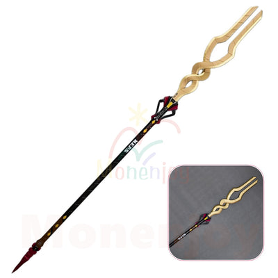 Monenjoy ゼンゼロ シーシィア コスプレ道具 長柄武器 PLA材質 長186cm モチーフ武器 レプリカ イベント 都市秩序部 ゼンレスゾーンゼロ MONENJOY