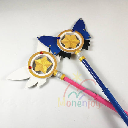 Monenjoy Fate/kaleid liner プリズマ☆イリヤ イリヤ コスプレ道具 美遊・エーデルフェルト 法杖 PVC材質 魔法少女・カレイドサファイア 武器モデル