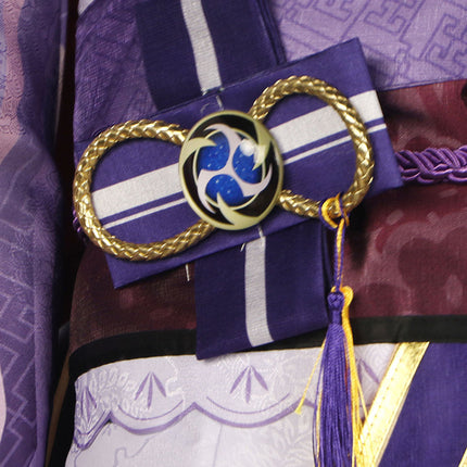 Monenjoy 原神 雷電将軍 コスプレ衣装 変装 仮装 イベント cosplay 学園祭 ハロウィン - Monenjoy