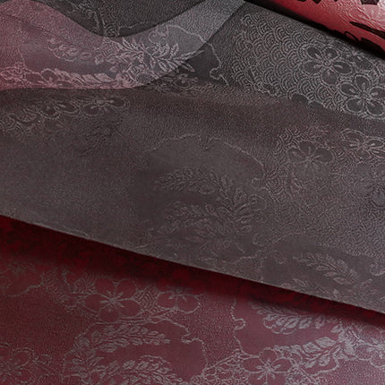 Monenjoy 崩壊スターレイル 黄泉 集真赤 舞台服 刺繍生地 花紋生地 コスチューム 変装 イベント 仮装 花火大会 学園祭 COS  - Monenjoy