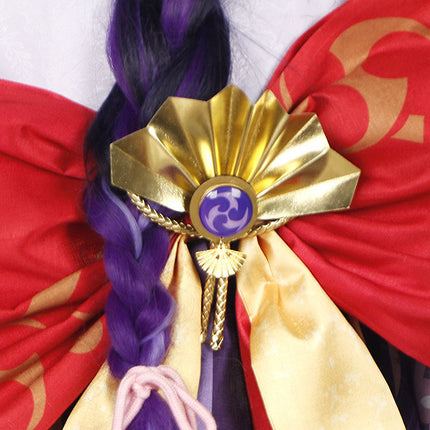 Monenjoy 原神 雷電将軍 コスプレ衣装 変装 仮装 イベント cosplay 学園祭 ハロウィン - Monenjoy