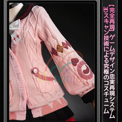 売り切れ次第終了・再入荷なし Monenjoy ゼンレスゾーンゼロ 浮波柚葉 コスプレ衣装  セーラー服 Ukinami Yuzuha 怪啖屋 ミニスカート 狸の尻尾 本物の狸 かまちー追加 イベント おもちゃ 狸 セーターコート