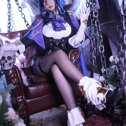 Monenjoy 原神 フォンテーヌ クロリンデ 神の目 コスチューム 衣装 ハロウィン クリスマス 衣装 イベント 変装 cosplay 男女兼用 - Monenjoy