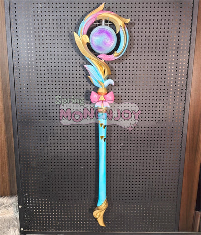 Monenjoy 崩壊スターレイル ヒアンシー 法杖 100cm イカルン 25cm 小動物コスプレ道具 3dPLA材質 昏光の庭、オクヘイマ アクセサリー 撮影道具 実物撮影 イベントGS1415 - Monenjoy