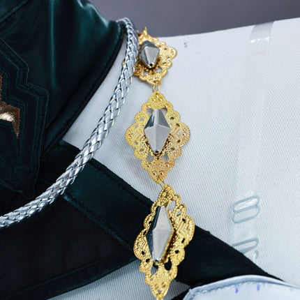 Monenjoy 原神 シロネン コスプレ衣装 神の目付 尻尾付 ウィッグ追加 イベント 舞台服 - Monenjoy