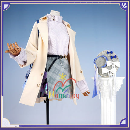 Monenjoy 崩壊スターレイル  ラッキンコーヒー コラボカフェ ファイノン キャストリス 日常服 コスチューム  コスプレ衣装 日常服×コスプレ兼用 通常服  高品質生地 イベント 印象服