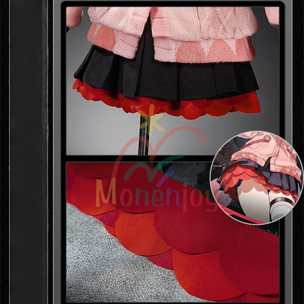 売り切れ次第終了・再入荷なし Monenjoy ゼンレスゾーンゼロ 浮波柚葉 コスプレ衣装  セーラー服 Ukinami Yuzuha 怪啖屋 ミニスカート 狸の尻尾 本物の狸 かまちー追加 イベント おもちゃ 狸 セーターコート