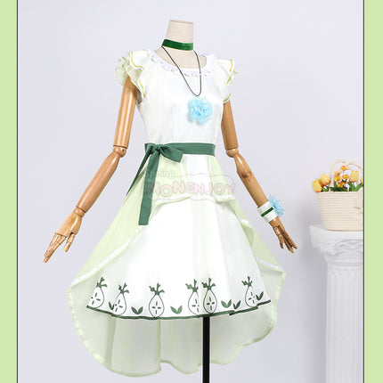 Monenjoy 中国コラボ 葬送のフリーレン×KFC コスプレ衣装 ワンピース コスチューム - Monenjoy