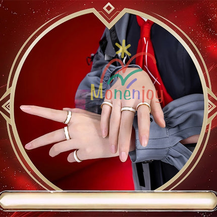 Monenjoy 鳴潮 千咲  コスプレ衣装 JK服 WutheringWaves おもちゃ ハロウィン コスチューム 髪飾り+リボン付