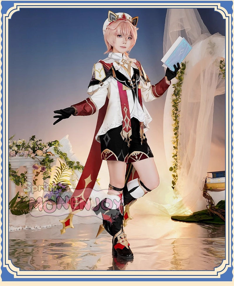 Monenjoy 原神 ダリア コスプレ衣装 Dahlia 帽子付 金属製パーツ イベントGS1419 - Monenjoy