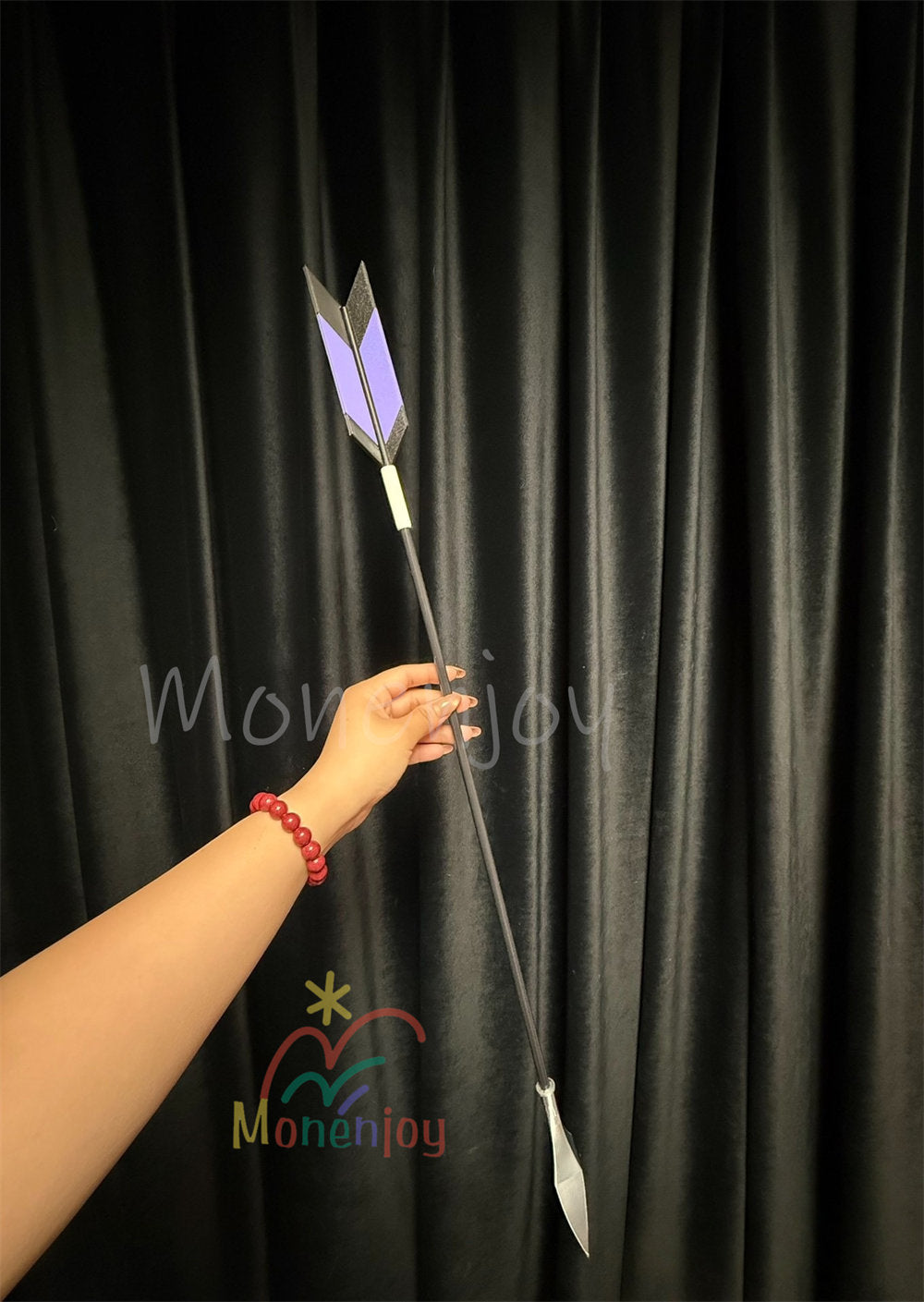 Monenjoy 超かぐや姫! 駒沢乃依 コスプレ弓矢セット 弓 片面円環形態可能 PETG素材 90cmと120cm 3Kg 武器プロップ MONENJOY