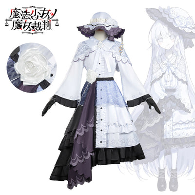Monenjoy 魔法少女ノ魔女裁判 月代ユキ コスプレ衣装 まのさば ドレス 洋服 可愛い 仮装 イベント