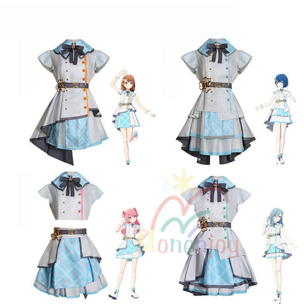 Monenjoy プロジェクトセカイ MORE MORE JUMP! 桃井 愛莉 コスプレ衣装 ステージ服 宮益坂女子学園 コスチューム プロジェクトセカイ カラフルステージ! feat. 初音