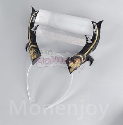 Monenjoy エンドフィールド リーフォン 角 ヘアバンド コスプレ道具 アークナイツ Lifeng イベント舞台対応 Monenjoy