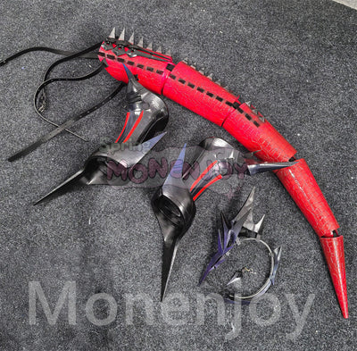 Monenjoy エンドフィールド ネファリス アークナイツ コスプレ道具 尻尾 ヘアバンド イベント舞台対応 MONENJOY