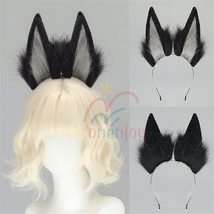 Monenjoy Zenless Zone Zero Hoshimi Miyabi Fox Ears Headband Animal Ears Fluffy Ear Cosplay Cosplay Hair Wear Cute Moe Goods Cat Ears Fox Ears Cosplay Props Accessories