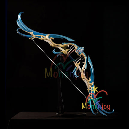 Monenjoy Genshin Impact Lamentation of the End 130cm Bow Cosplay Prop Weapon Model Venti Yolan Olorun