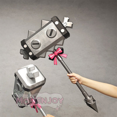 Monenjoy 原神 プルーネ ハンマー レプリカ 85cm PLa材質 Prune イベント舞台対応 コスプレ道具 MONENJOY