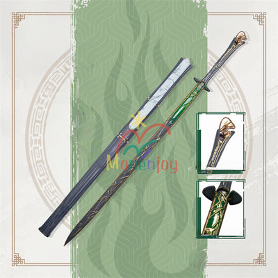 Monenjoy 鳴潮 仇遠 迅刀 破敵の鋭竹 モチーフ 武器 コスプレ道具 きゅうえん イベント 120cm PLA材質
