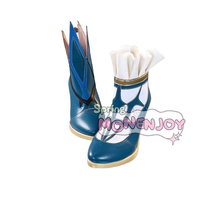 Monenjoy Cerydra Shoes Cosplay Prop จาก Collapse Star Rail รองเท้าบูทพร้อมส้นสูง