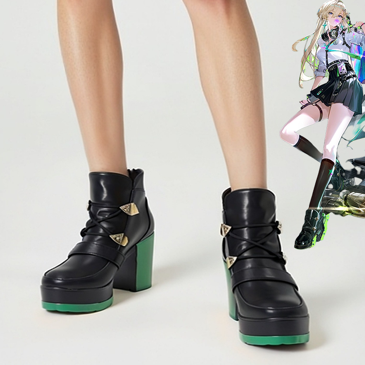 Monenjoy 鳴潮 リンネー コスプレ シューズ ブーツ 靴 道具 アクセサリー
