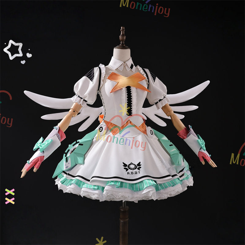 Monenjoy ゼンゼロ アリア コスプレ衣装 ドレス 舞台服 妄想エンジェル