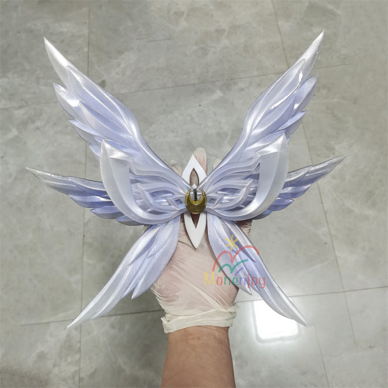 Monenjoy 原神 コロンビーナ 少女 コスプレ 髪飾 空月の歌 アクセサリー PLA+Petg材質 コスプレ道具