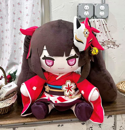 Monenjoy 崩壊スターレイル 花火 抱き枕型 綿人形 40cm プレゼント アクセサリー 着せ替え可能 完全受注生産 中国輸入ハンドメイド品