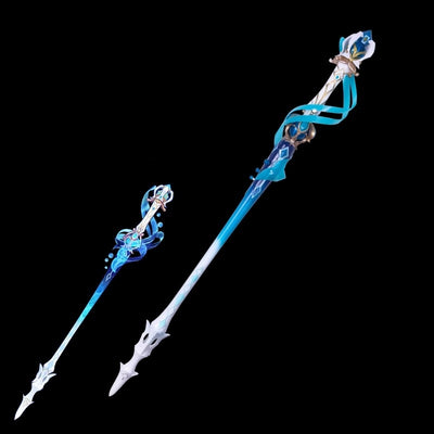 Monenjoy 原神 静水流転の輝き コスプレ道具 発光番 Splendor of Tranquil Waters フリーナ モチーフ武器 片手剣 イベントGS1195 - Monenjoy