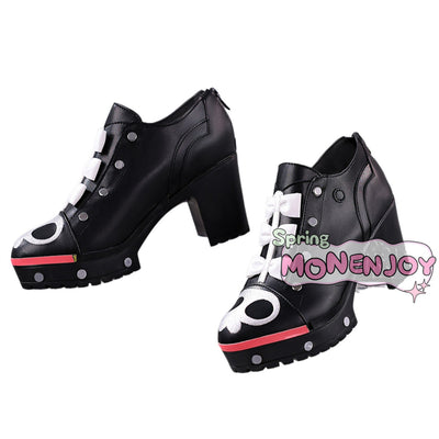 Monenjoy ゼンゼロ アリア 不協和音 シューズ ブーツ 妄想エンジェル コスプレ道具 新コスチューム 人工革 MONENJOY