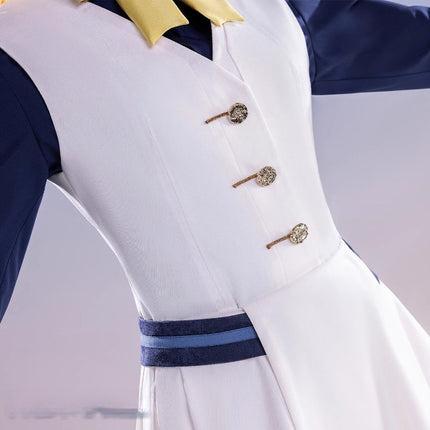 ชุดคอสเพลย์นักเรียนโรงเรียน Monenjoy Silent Witch Monica Everett ชุดนักมายากลสุดหรู