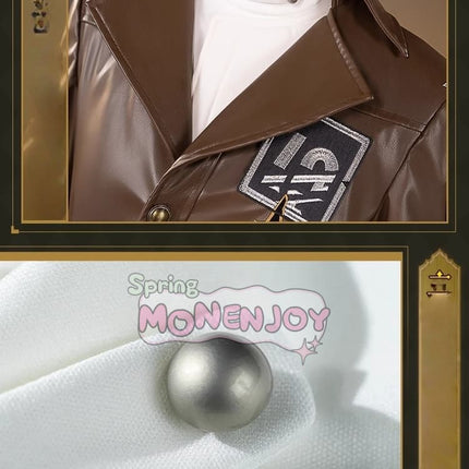 Monenjoy Identity 5 Prospector Highway Knight SSR หนังเทียม + กางเกงยืด + ชิ้นส่วนเรซิน 3 มิติ การผลิตซ้ำคุณภาพสูง