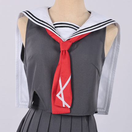 Monenjoy 鳴潮 千咲 コスプレ衣装 JK服 ちさ  WutheringWaves  制服 グレー色 Chisa ユニフォーム イベント コスチュームGS1958