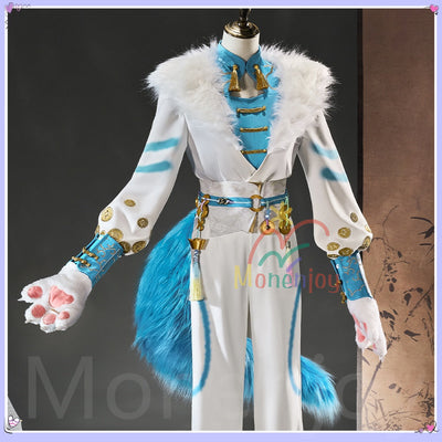 Monenjoy 第五人格 × 有獣焉 コラボ 天禄傭兵 コスプレ衣装 尻尾+手袋追加対応 コスチューム アイデンティティ5/IdentityV 舞台服 イベント MONENJOY