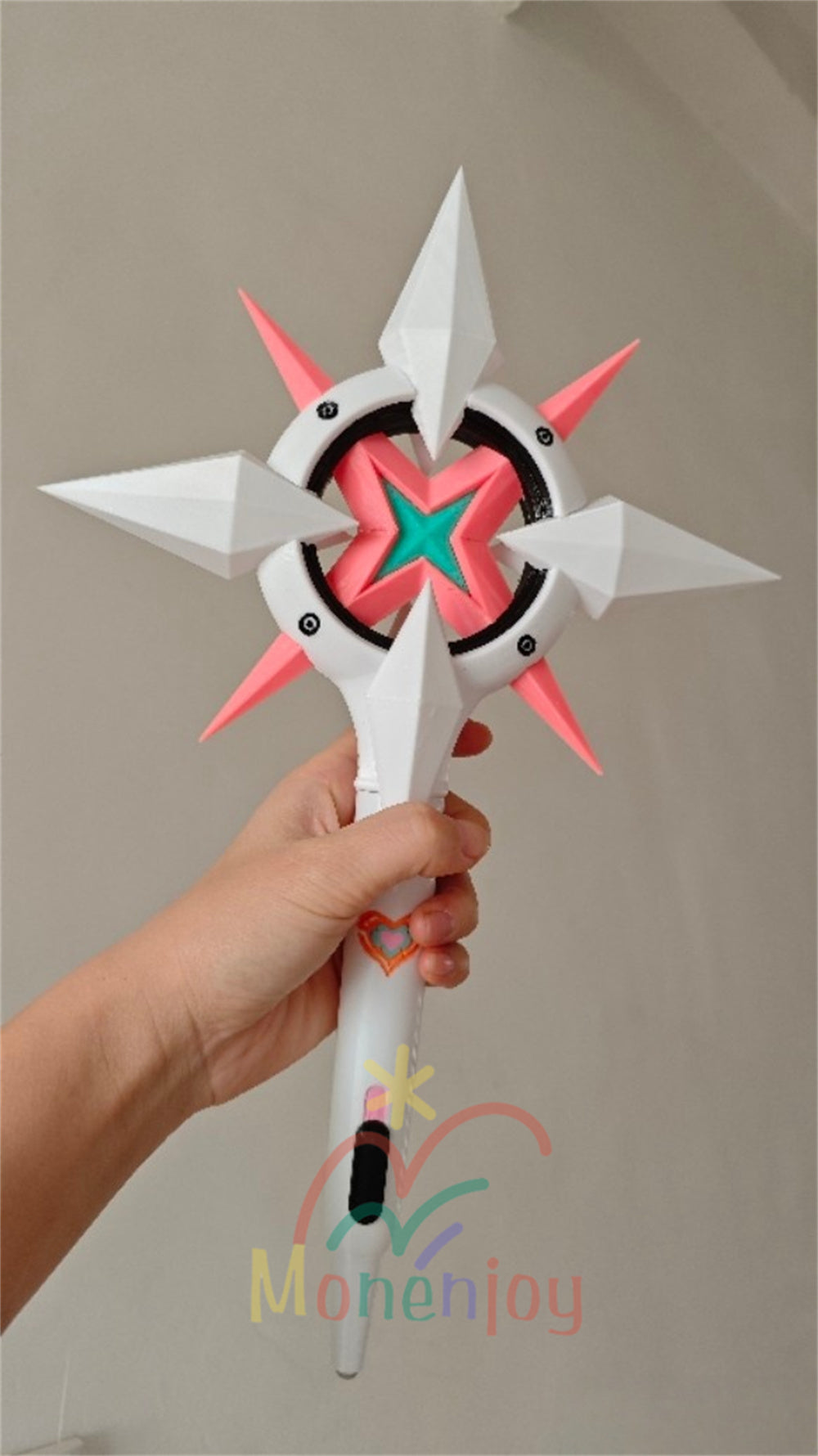 Monenjoy ゼンゼロ アリア マイク マイクロホン 36cm 130g 妄想エンジェル コスプレ道具 ステージマイク ハンドマイク コスプレ用マイク Monenjoy
