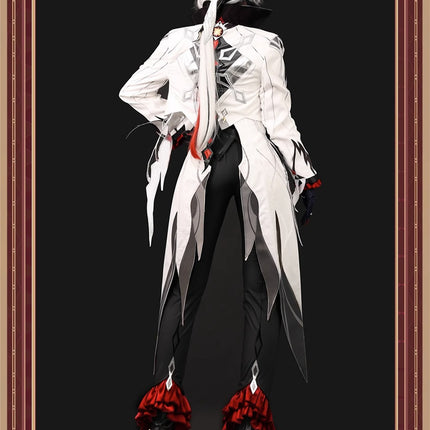 Monenjoy 原神 アルレッキーノ 召使 ファデュイ執行官 火力源 元素爆発 召使 神の目 コスチューム 衣装 ハロウィン クリスマス 衣装 イベント 変装 cosplay 男女兼用 - Monenjoy