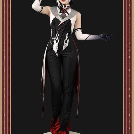 原神 アルレッキーノ 召使 ファデュイ執行官 火力源 元素爆発 召使 神の目 コスチューム 衣装 ハロウィン クリスマス 衣装 イベント 変装 cosplay 男女兼用 - Monenjoy