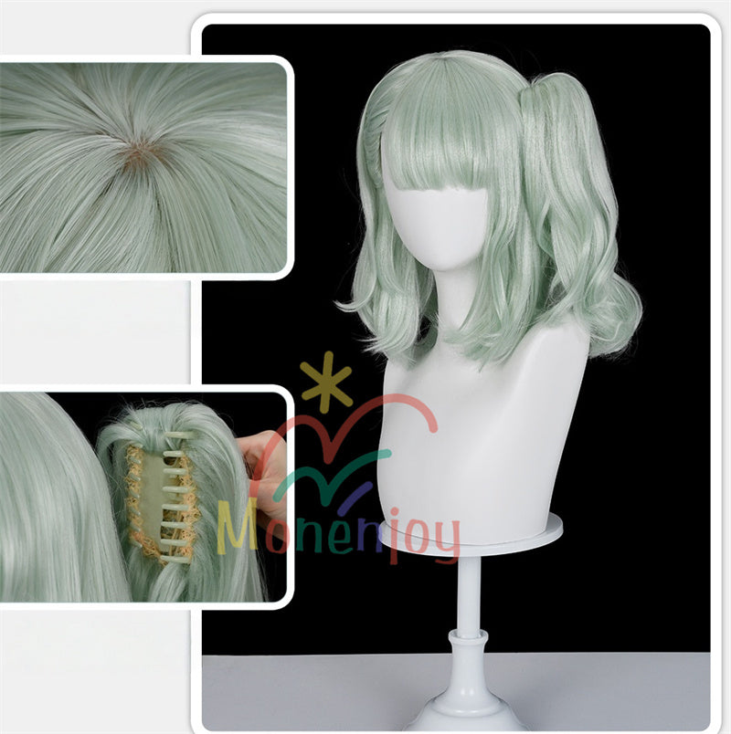 Monenjoy ゼンレスゾーンゼロ バーチャルアイドル レミエルゼンゼロ wig かつら コスプレ 大天使 ウィッグ 千夏 40cm 大天使 千夏蕾咪 ChinatsuRemielGSwig1010