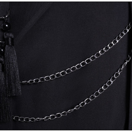 Monenjoy アニメーション映画『KPOPガールズ!デーモン・ハンターズ  サジャ・ボーイズ  コスプレ衣装 黒色 イベント