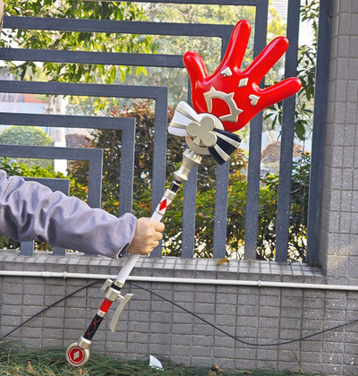 Monenjoy 崩壊スターレイル 火花 じゃんけん手杖 PU版 コスプレ道具 100cm 軽量 丈夫 耐久 武器モデル MONENJOY