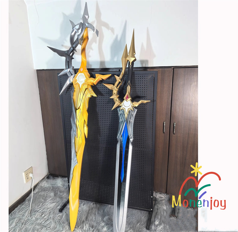 Monenjoy 崩壊スターレイル ファイノン 両手剣 フレイムスティーラーの剣 コスプレ道具 ファイノン Phainon 漆黒の剣 武器レプリカ