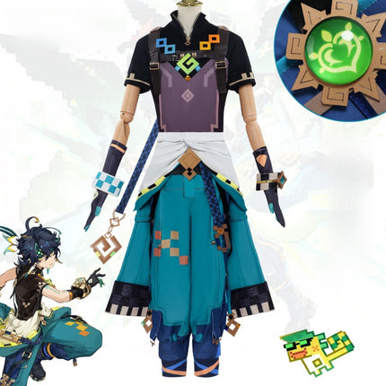 原神 キィニチ コスプレ衣装 高比率再現 ウィッグ+シューズ追加 MONENJOY - Monenjoy