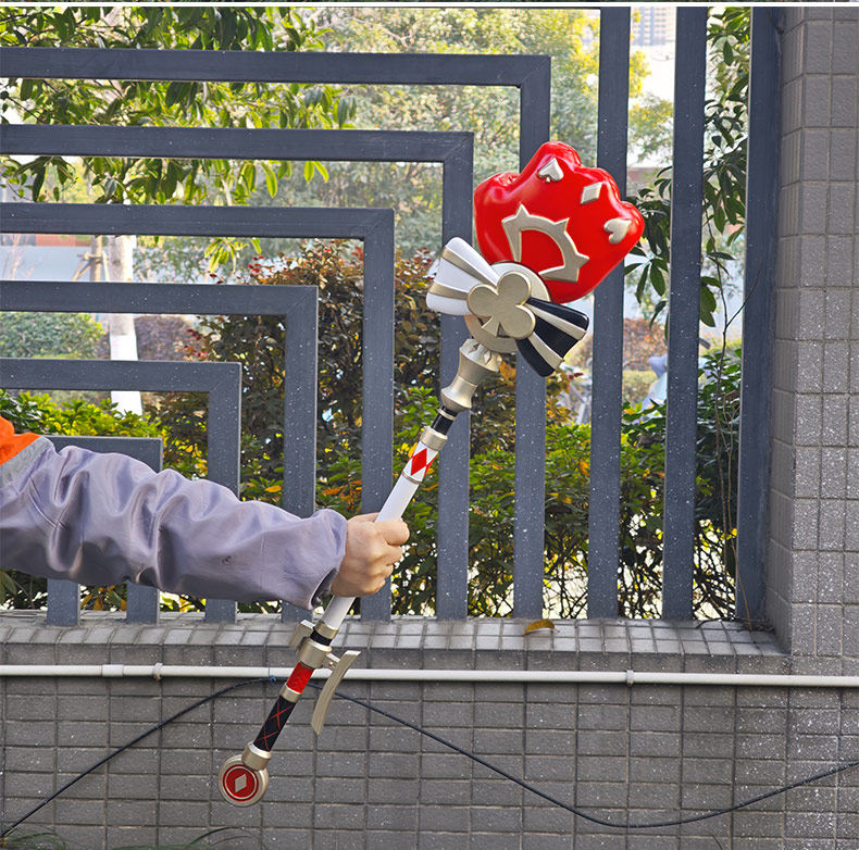 Monenjoy 崩壊スターレイル 火花 じゃんけん手杖 PU版 コスプレ道具 100cm 軽量 丈夫 耐久 武器モデル MONENJOY