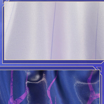 Monenjoy Hysilens Female Knight Omphalos จาก Collapse Star Rail มาพร้อมปลอกรองเท้า เครื่องประดับผมเรซิน 3 มิติ และชุดคอสเพลย์ระดับมืออาชีพ