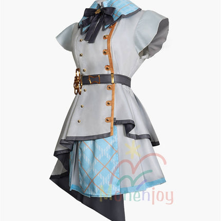 Monenjoy プロジェクトセカイ 花里みのり コスプレ衣装 益坂女子学園 MORE MORE JUMP 舞台服 ASRUN ライブ服 コスチューム