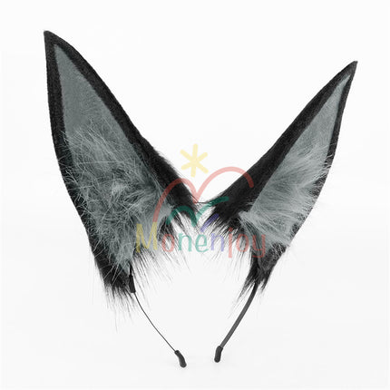 Monenjoy Zenzero Hoshimi Miyabi Earrings Cute Fox Ears Cosplay Prop