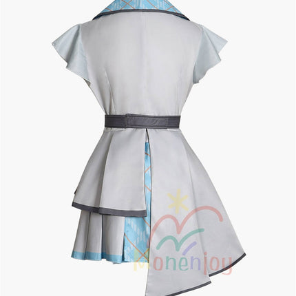 Monenjoy プロジェクトセカイ 花里みのり コスプレ衣装 益坂女子学園 MORE MORE JUMP 舞台服 ASRUN ライブ服 コスチューム