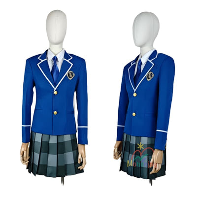 Monenjoy あんさんぶるガールズ! あんず 制服 ユニフォーム 転校生 コスチューム コスプレ