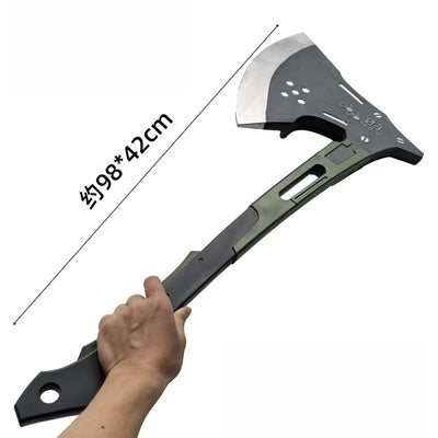 Monenjoy 怪獣8号 市川 レノ 四ノ宮 キコル コスプレ道具 ゴム製 斧型の専用武器(プロトタイプ) 識別怪獣兵器(ナンバーズ)6号 Kaiju No.8) - Monenjoy