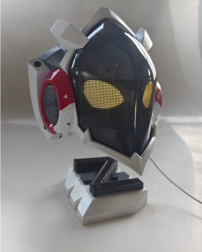 Monenjoy ゼンゼロ ビリー 仮面 コスプレ道具 電子スクリーンVer 8表情 マスク コスプレ 小道具